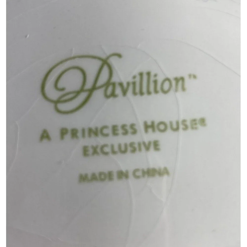 Princess House Pavillion Gravy Boat Ivory Beaded Light Crazing 1408